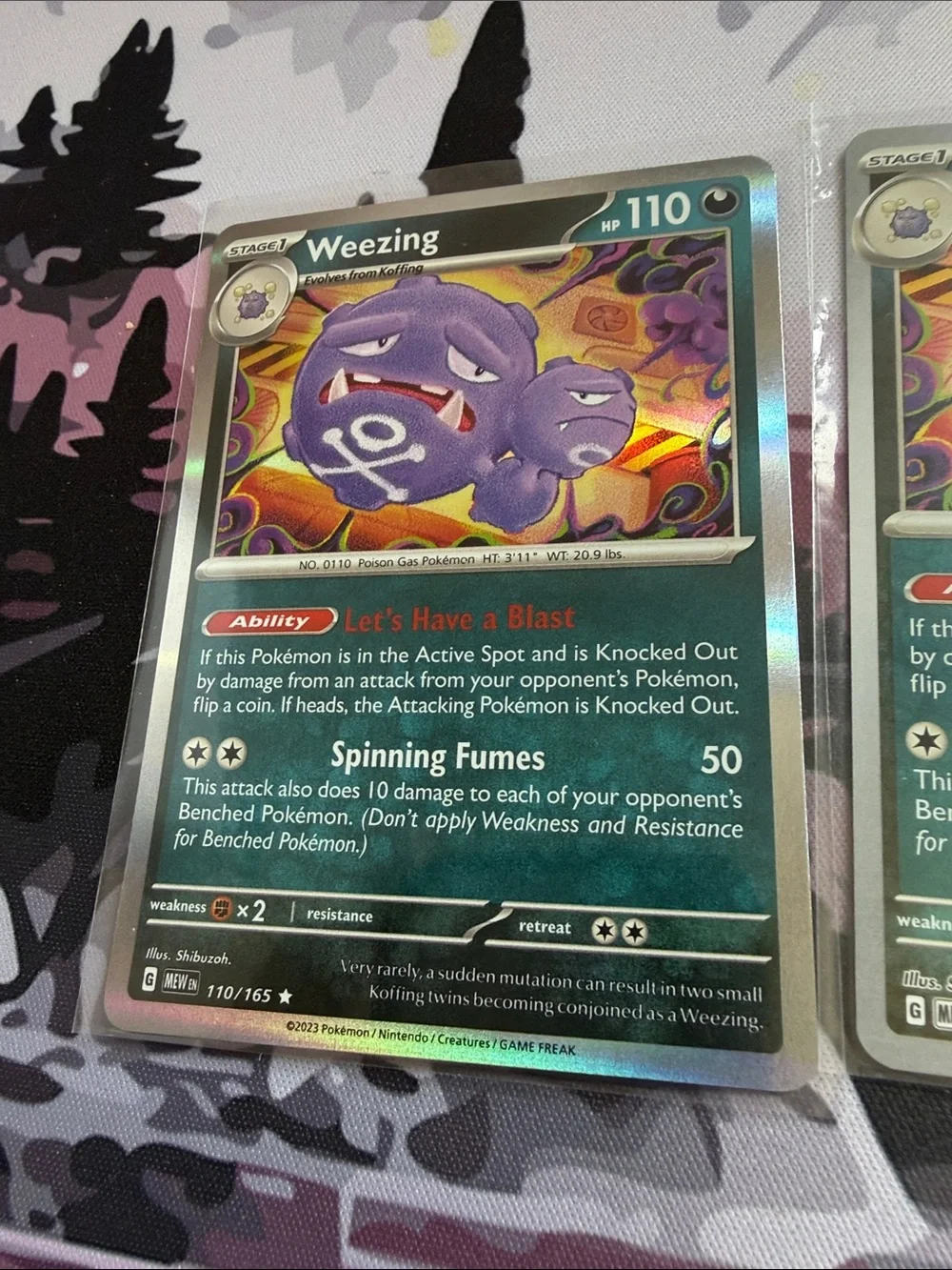Koffing & Weezing Pokémon Evolution Reverse Holo Card Lot ☣️ | 7 Cards ✨5/$25✨